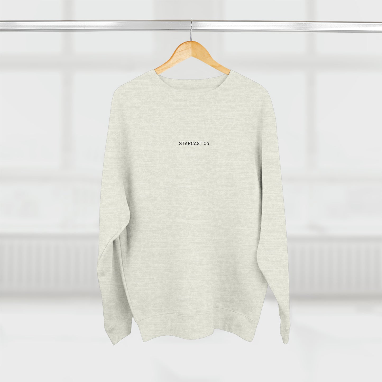 Starcast Off-White Back Logo Crew