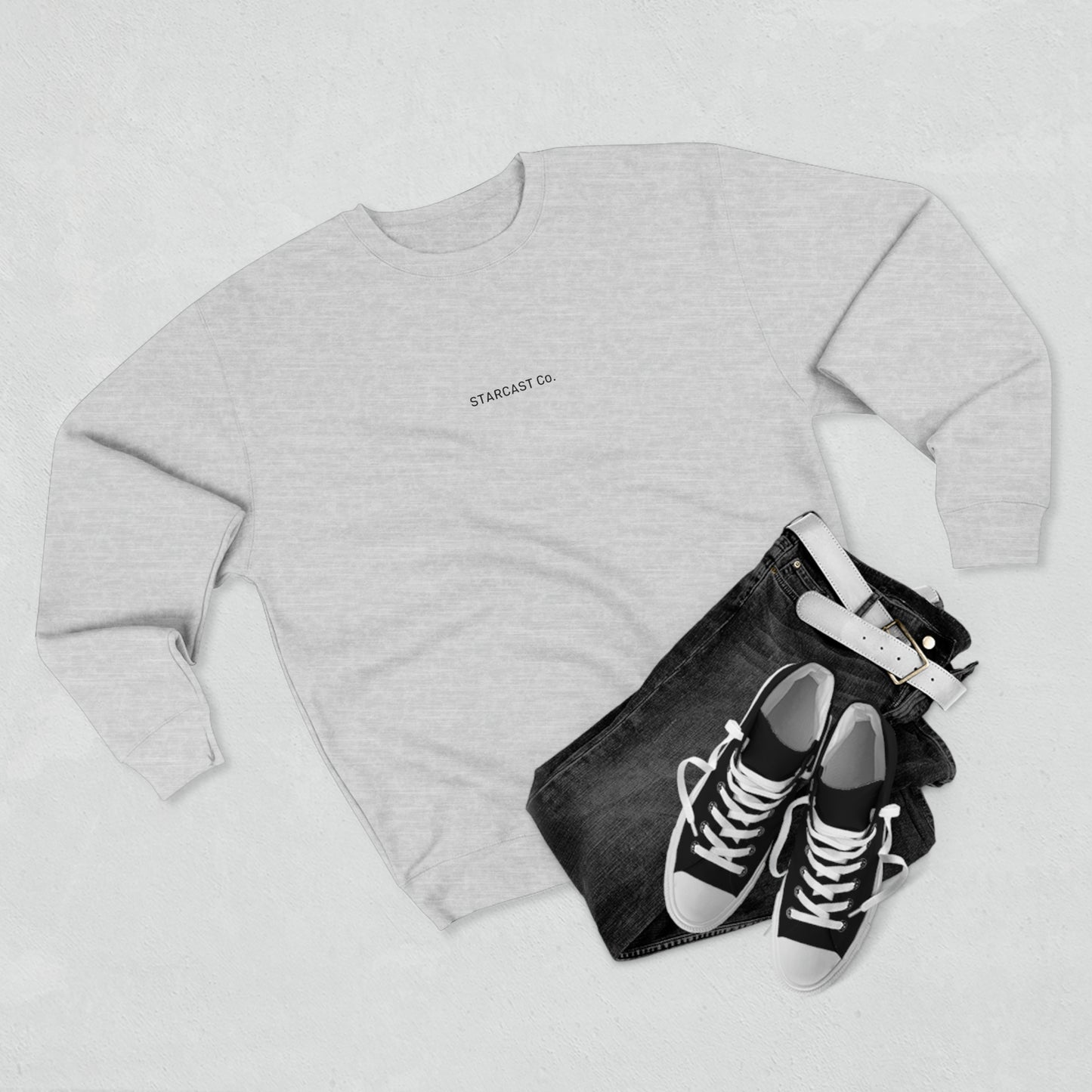 Starcast Off-White Back Logo Crew