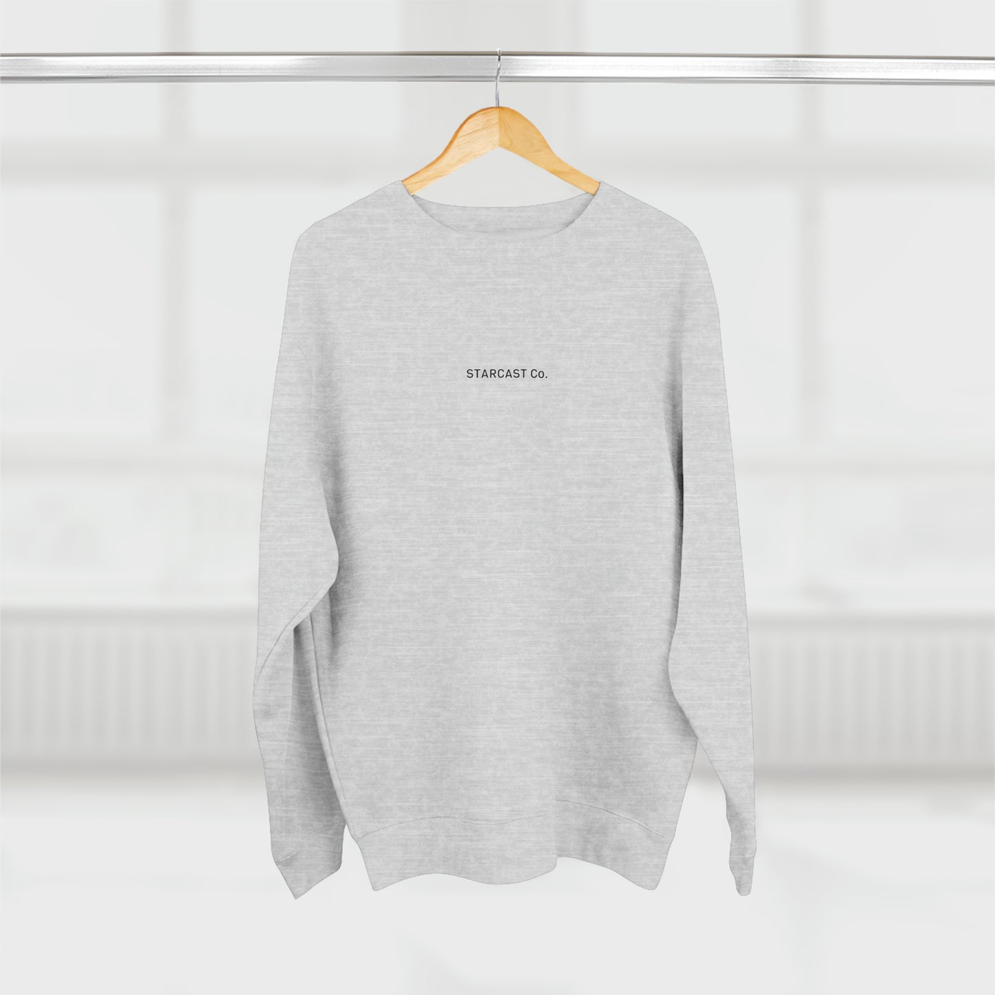 Starcast Off-White Back Logo Crew