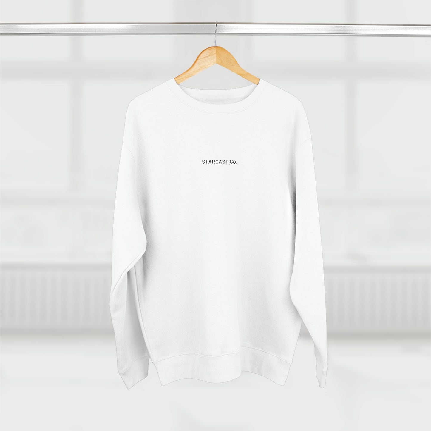 Starcast Off-White Back Logo Crew
